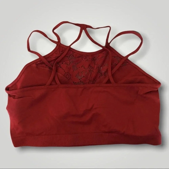 High Neck Plus Size Lace Cutout Bralette - Picture 5 of 8